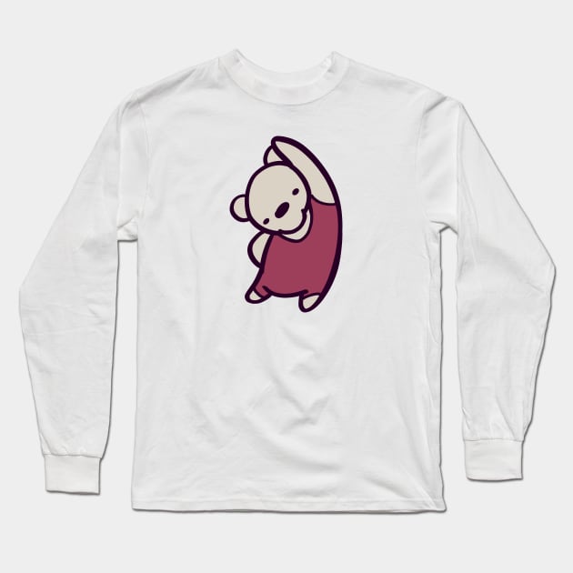 Polar Bearrobics Long Sleeve T-Shirt by ThumboArtBumbo